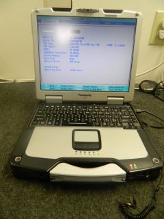 Panasonic Toughbook CF 30 Intel Core Duo 1 66 GHz 1 GB RAM Laptop 2753 
