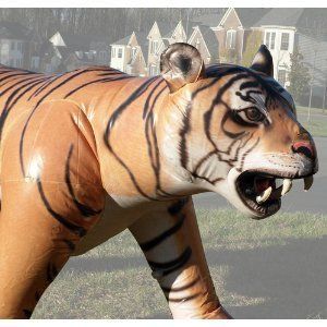    Animal Tiger Display Safari Siberian Decor 8 FEET LONG Inflatable