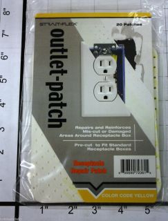   20 Pack Outlet Drywall Patch 4 3 4 x 6 1 4 Wall Patch Outlets