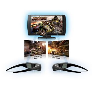 Sony PlayStation PS3 3D Display Monitor with Glasses Killzone Gran 