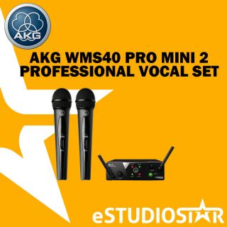 AKG Wms 40 MINI2 Dual Vocal Wireless System Mini 2
