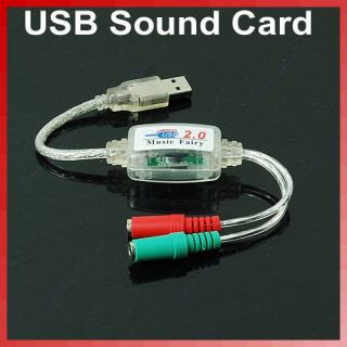   to 3d virtual 5 1 audio sound cable card adapter music fairy new