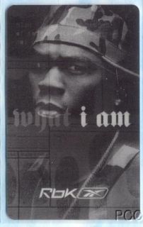 REEBOK / FOOT LOCKER 50 Cent What I Am 2005 Lenticular Gift Card
