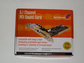 Channel PCI Sound Card Brand New