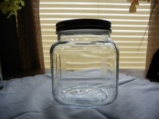 small glass cracker jar candy terr arium collecti bles storage