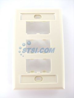 Panduit CFPL6IW 4 PT Mini com Faceplate Off White STSI