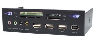 Multifunction 5 1 Sound Card USB Hub Card Reader IEEE