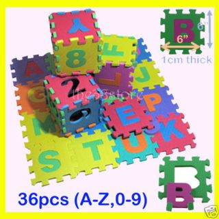 Eva Educational Puzzle Foam Mat Alphabet Number 6
