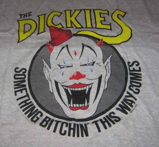 The Dickies Vintage Concert Early 90s European Tour Shirt Classic 