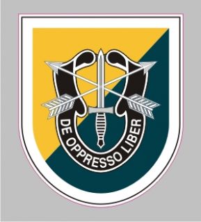 AR 2085 8th Special Forces Army Airborne Military Bumper Sticker Decal 