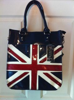 Purse Handbag Blue British Union Jack England English Flag Tote 2 