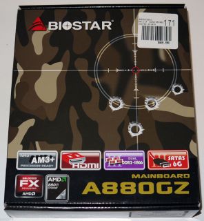 Biostar AMD A880GZ AM3 880G HDMI SATA 6GB s Micro ATX Motherboard 