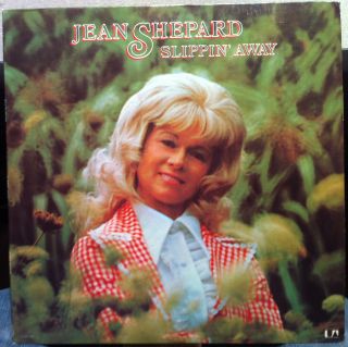JEAN SHEPARD slippin away LP VG UA LA144 F Vinyl 1973 Record