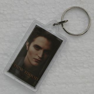 2X Twilight New Moon Edward Cullen Robert Pattinson Photograph Keyring 