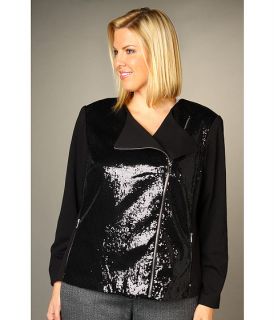 Calvin Klein Plus Size Moto Sequin Jacket $105.99 $169.50 SALE