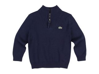 Lacoste Kids   Boys L/S 1/2 Zip Sweater (Little Kids/Big Kids)
