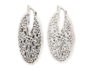 Lucky Brand Silver Moroccan Openwork Hoop Earring $25.00 Rated 4 