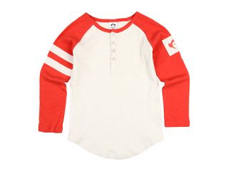 Appaman Kids   Striped Sleeve Baseball Henley (Toddler/Little Kids/Big 