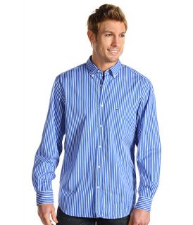 lacoste l s cotton poplin stripe shirt $ 77 99