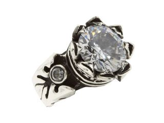 King Baby Studio 13mm Crown Ring with Clear CZ Stone $480.00 Rated 5 