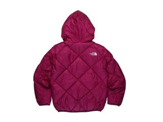 The North Face Kids Girls Reversible Down Moondoggy Plaid Jacket 