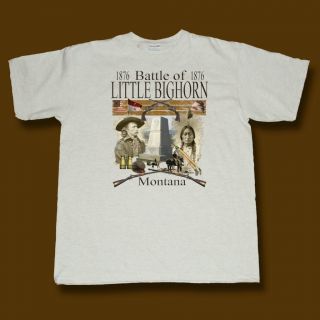 New George Custer Battle of Little Bighorn t shirt AWESOME STUFF