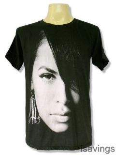 Aaliyah T Shirt Urban Pop Queen R B Soul Black s M L Princess Music 