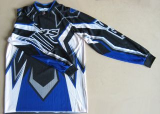 Dirt Bike Gear MX Motocross Youth Jersey Blue Size s –ATV Quad Kid 