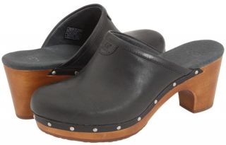New $140 UGG Australia Abbie Women Clog Shoes US 10 Black