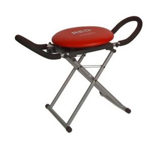 New red Fitness XL AB Swivel Exercise Chair Red XL Work Out