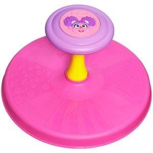   Sesame Street ABBY CADABBY Pink Sit N Spin Ride On Toy by Playskool