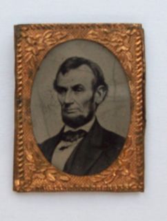 Abraham Lincoln Five Dollar Portrait Tintype Rare Piece of Americana A 