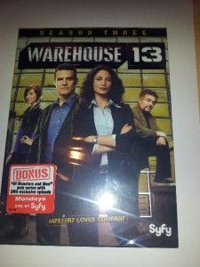 Warehouse 13 Season 3 DVD 2012 3 Disc Set Box Set Brand New SEALED 
