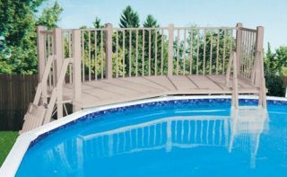 x13 5 Above Ground Resin Swimming Pool Deck Ladders