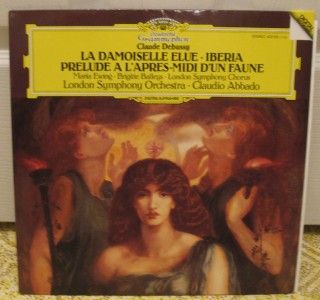 DGG Digital 423 103 1 LP Abbado LSO Debussy La Damoiselle Elue Iberia 
