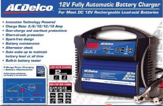 Battery Charger AC Delco 4 Stage 12volt 2 6 10 15Amp