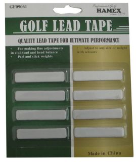 Gear for Golf Balance Plus 8x Lead 3G Cut Weight Tapes