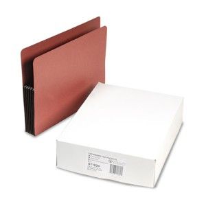   Red Letter Size Redrope 5 1 4 inch Expansion File Pockets