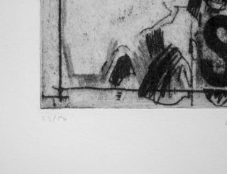 Norman Ackroyd Square Composition   Print   solvent transfer photo 