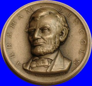 ABRAHAM LINCOLN Presidential SILVER Medal solid 999 Fine Medallic Art 