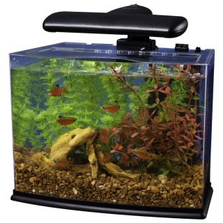 Tetra Crescent Acrylic Aquarium Seamless 16 LED Light Kit Set Desk 
