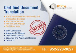 certified translation of legal and academic documents for uscis united 