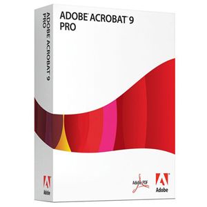 Adobe Acrobat Academic 9 Professional Pro Windows NEW (old version 