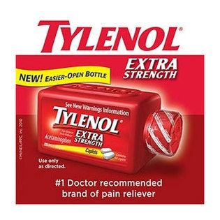 Tylenol Extra Strength 325 Caplets New