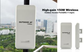 Access Point Wireless x Esterno 150Mbps ADSL Booster WiFi Hot Spot 