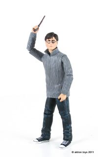 HARRY POTTER   CASUAL CLOTHES   TOMY 6 ACTION FIGURE   DEATHLY 