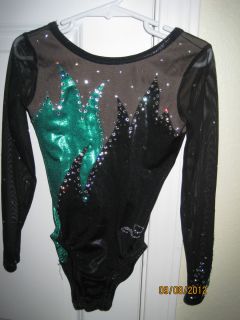Gymnastics Dance Competition leotard By DREAMLIGHT ACTIVEWEAR Size 