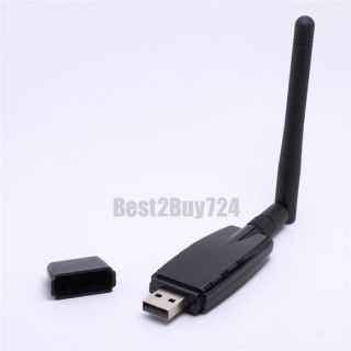 300Mbps USB2 0 WiFi Wireless Internet Adapter with Antenna for Laptop 