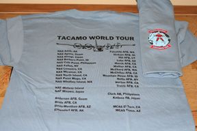 tacamo world tour t shirt vq 3 this item is in stock