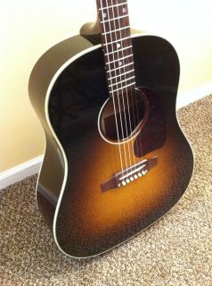 2011 Gibson J 45 Standard Acoustic Electric Guitar with K K Mini 